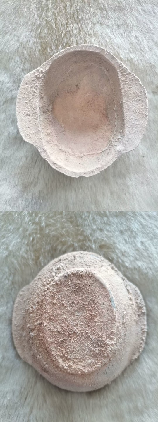 老战汉陶耳杯一对