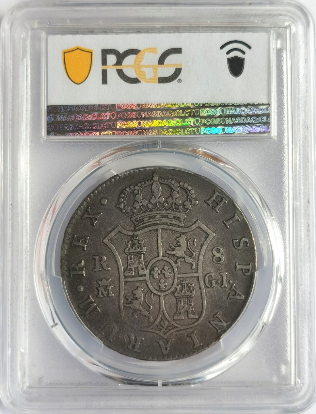 博洋堂马克藏家退坑小专场暨第026期（全场包邮） PCGS VF25 西班牙本土费迪南七世 马德里造币厂 1816 8里亚尔 老黑彩包浆 低评 收藏之选