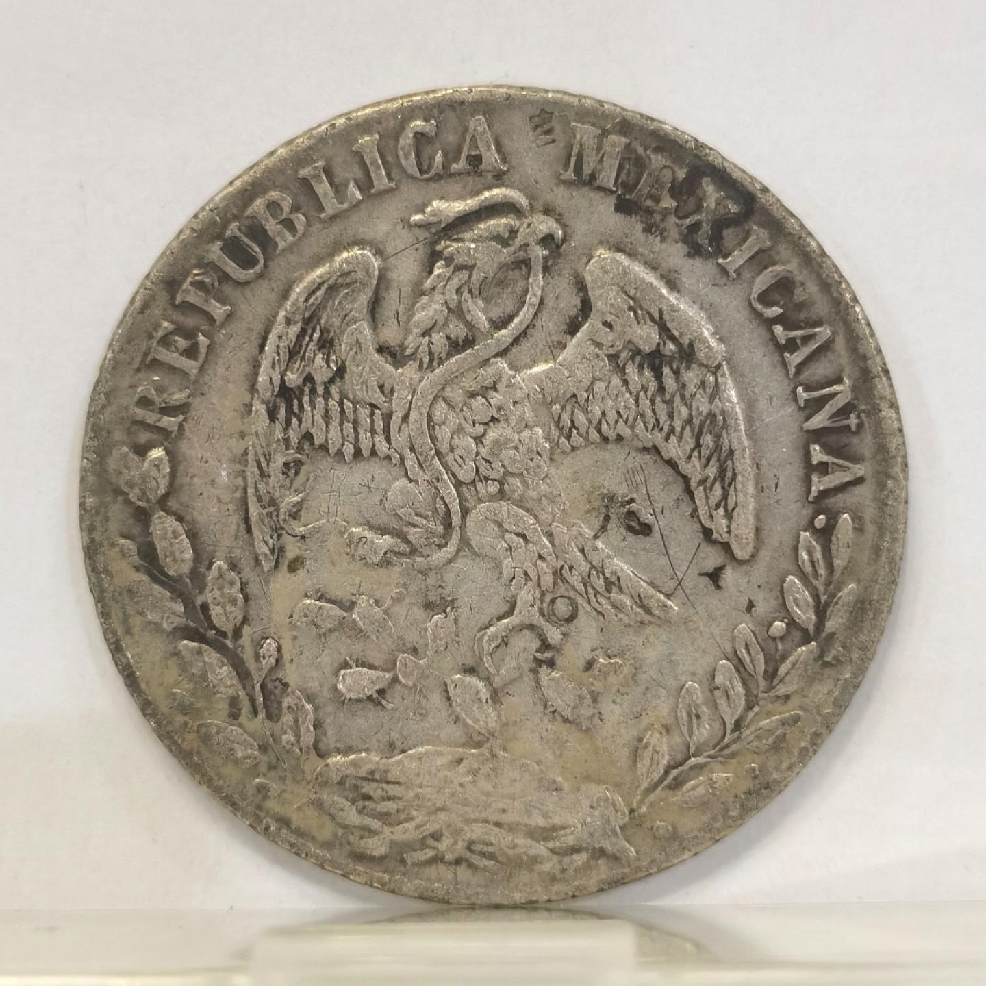 博洋堂马克藏家退坑小专场暨第026期（全场包邮） 墨西哥1879年As DL版鹰洋 少见六级鹰 比同期1876-1882年Alamos厂要少