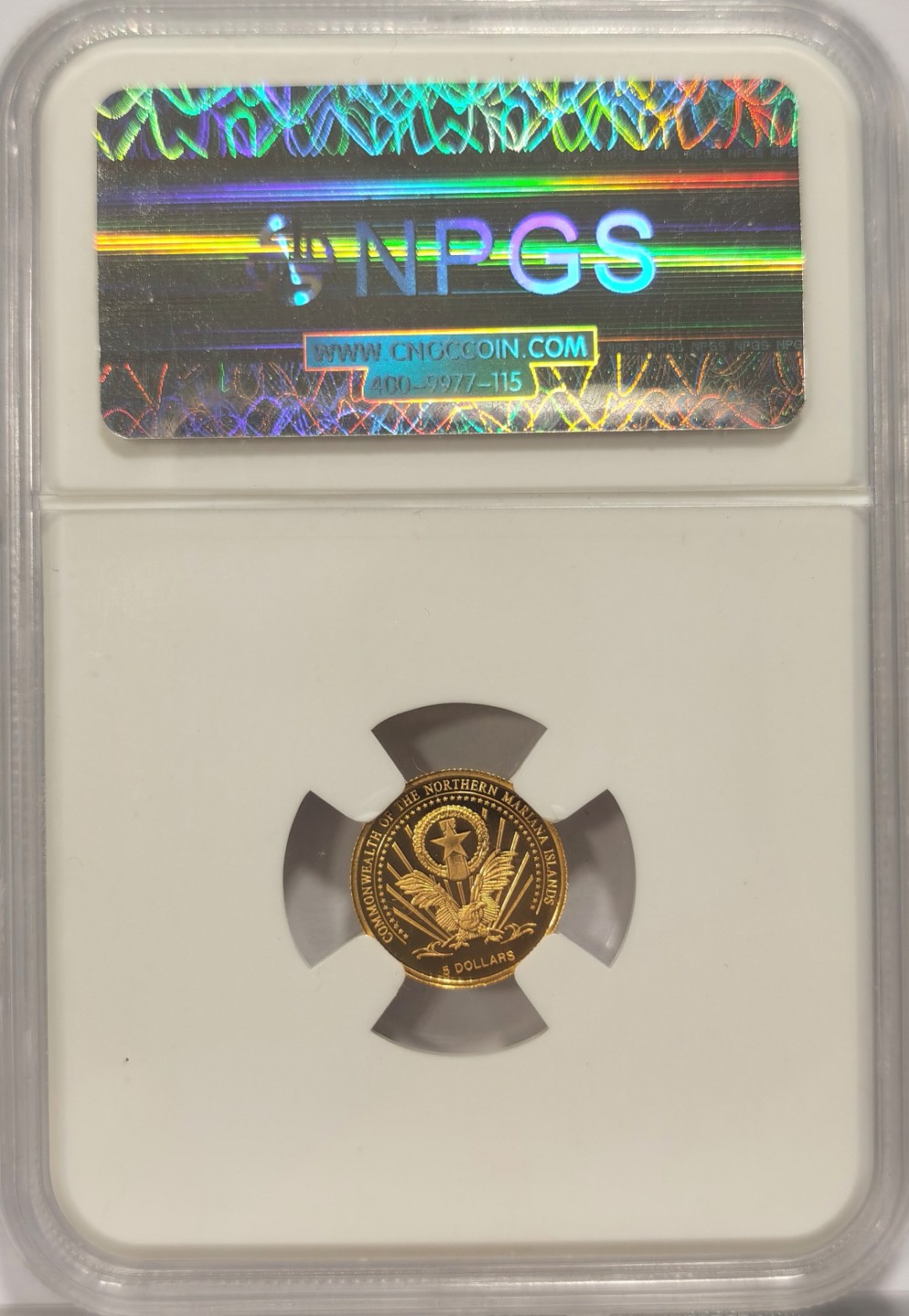 博洋堂马克藏家退坑小专场暨第026期（全场包邮） NPGS PF70 ULTRA CAMEO 2005北马里亚纳 梵蒂冈教堂纪念金币 5元 精制币 1.245克 0.999金