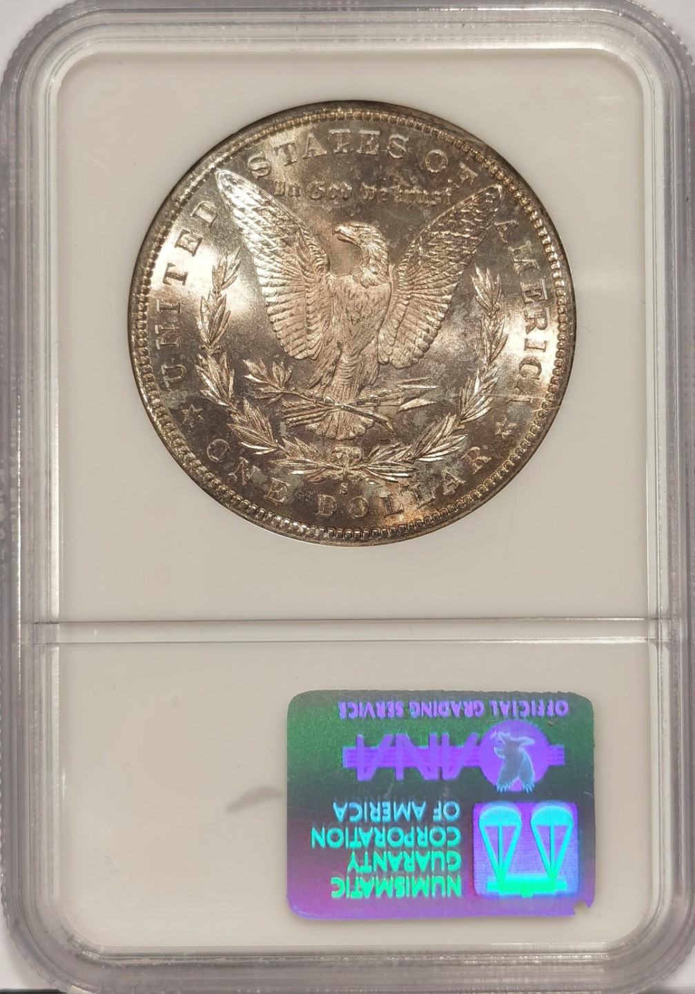 博洋堂马克藏家退坑小专场暨第026期（全场包邮） NGC MS65 美国1881年S版摩根壹圆银币