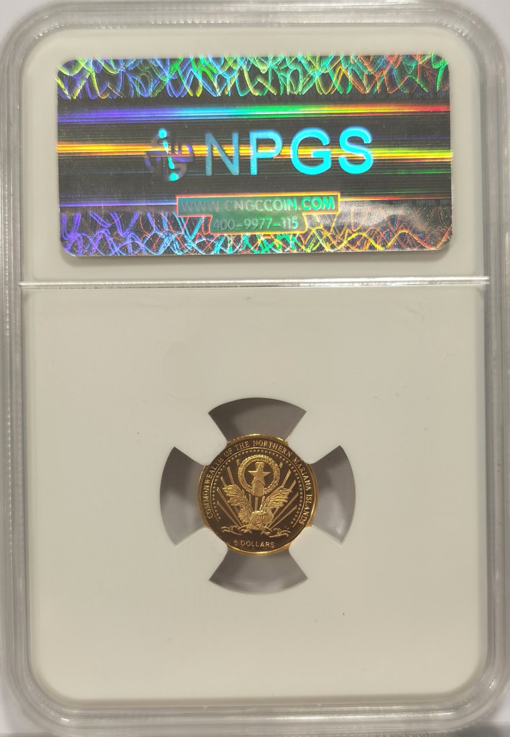 博洋堂马克藏家退坑小专场暨第026期（全场包邮） NPGS PF69 ULTRA CAMEO 2004北马里亚纳 摩纳哥纪念金币 5元 精制币 1.245克 0.999金