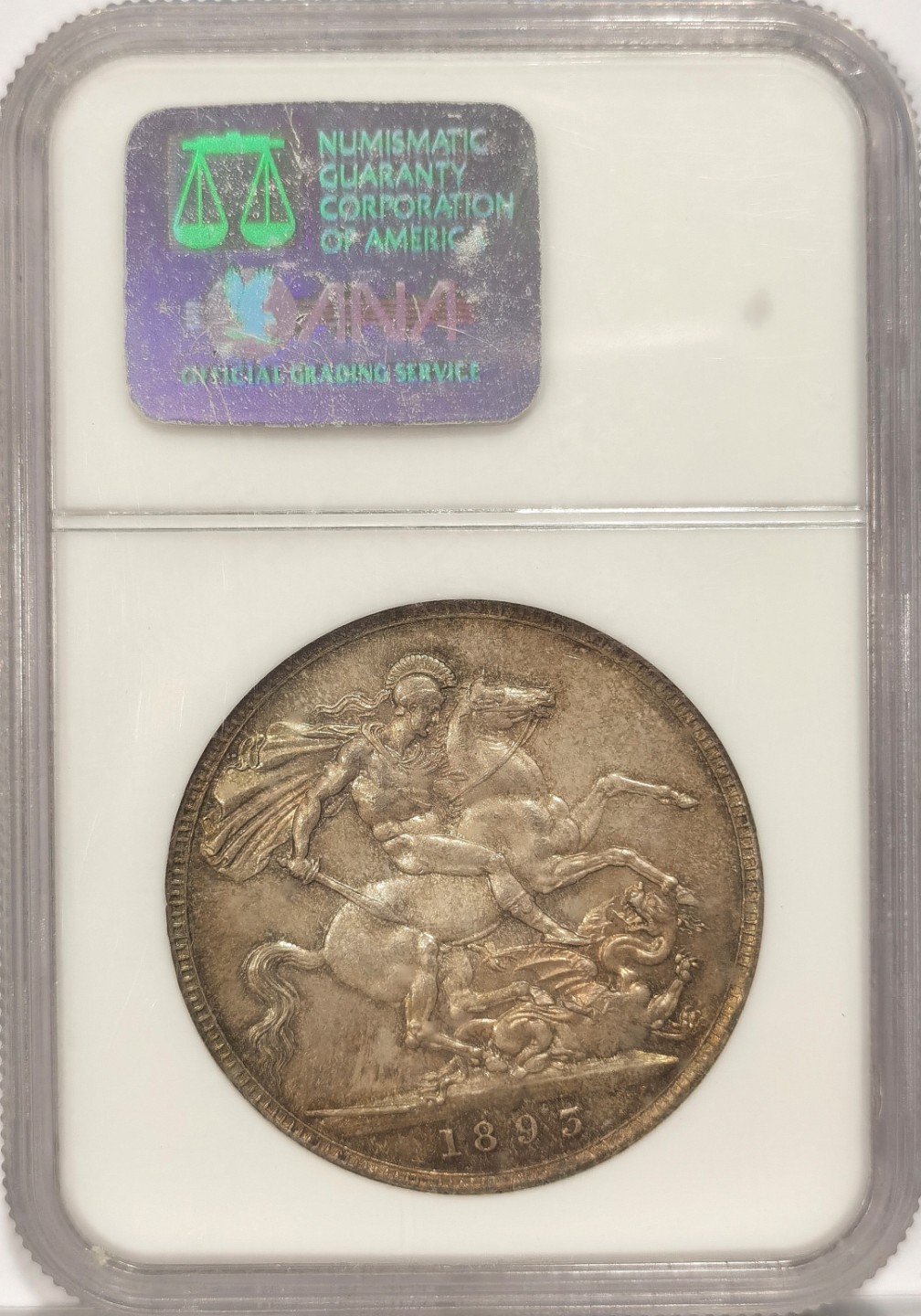 博洋堂马克藏家退坑小专场暨第026期（全场包邮） NGC MS64 英国1893年1克朗银币