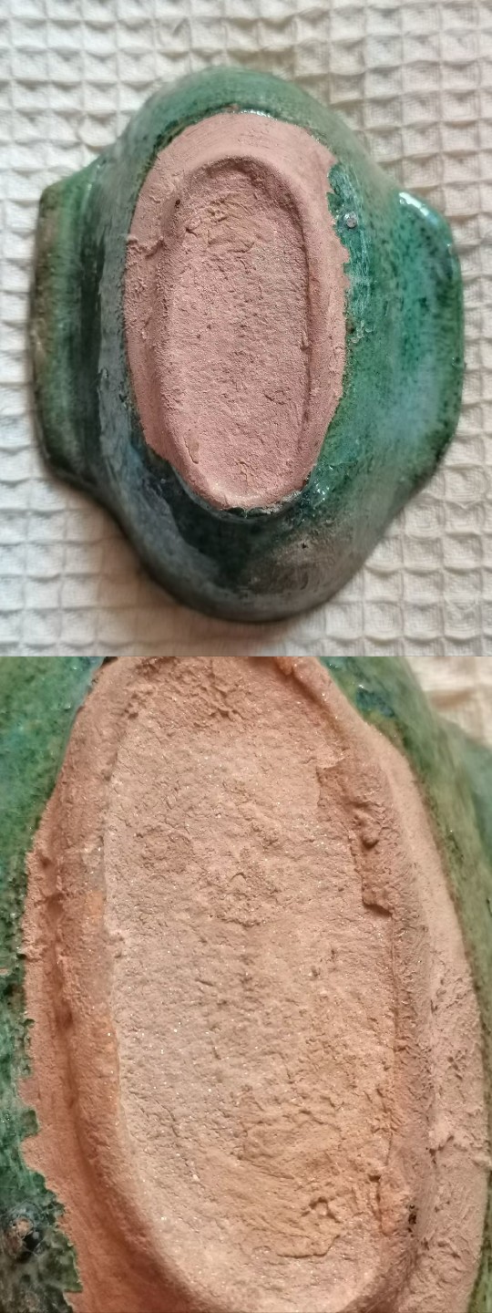 老战汉绿釉耳杯
