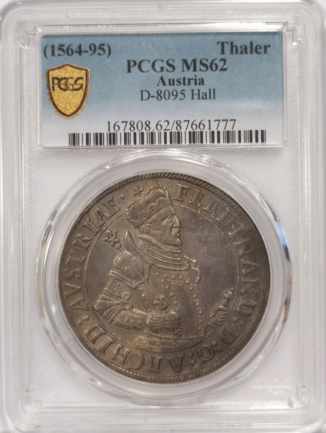 博洋堂马克藏家退坑小专场暨第026期（全场包邮） PCGS MS62 1564-1598亚军分 神圣罗马帝国皇帝上奥地利执政 费迪南德二世 罕见品相