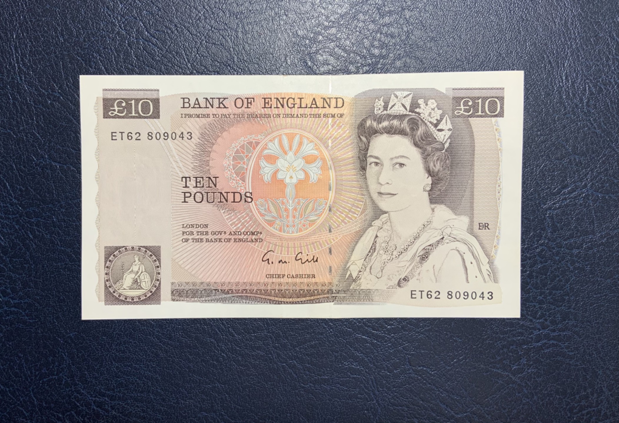 收藏联盟Quantum Auction 第258期拍卖  英国1988-91年10镑 品相AU-  近代护理学奠基人 南丁格尔