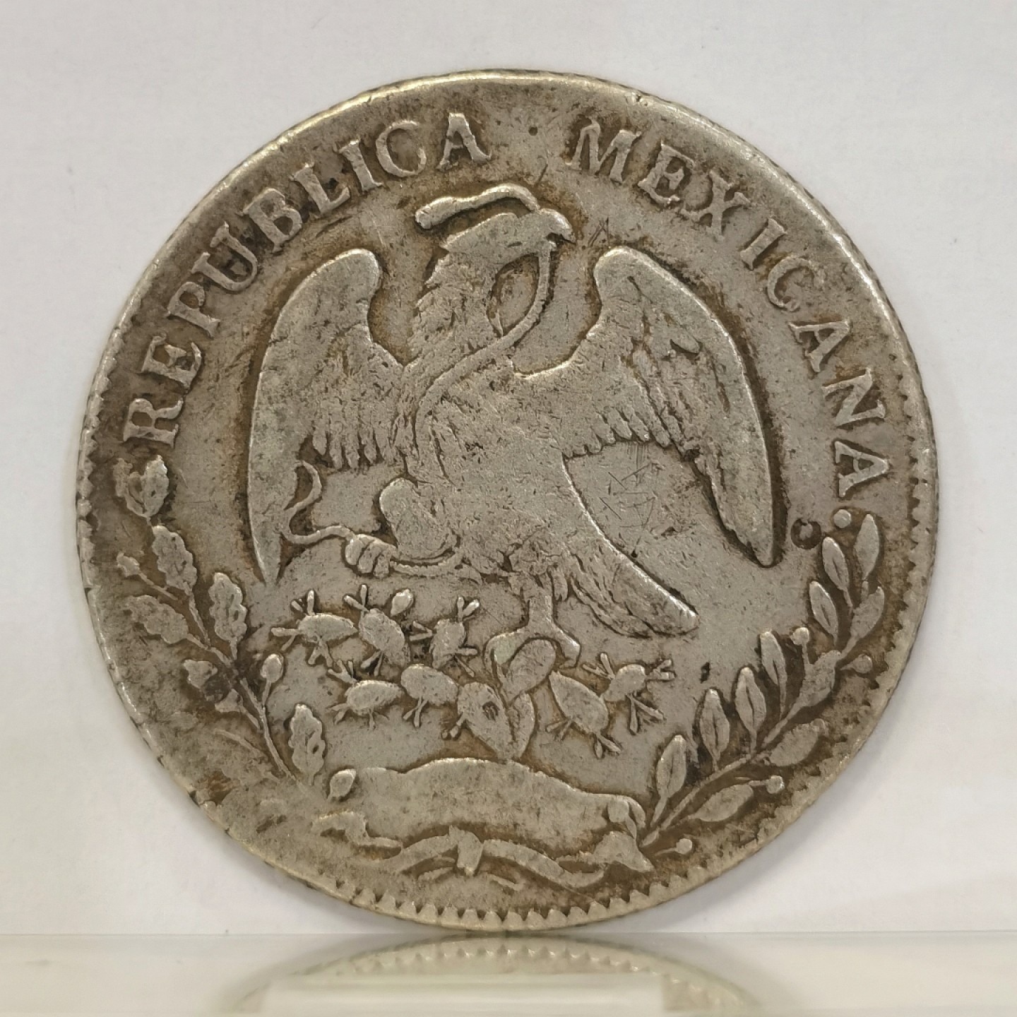 博洋堂马克藏家退坑小专场暨第026期（全场包邮） 墨西哥1870年C CE版鹰洋 少见五级鹰 绝大多数都流入远东地区 存世品相大多带有戳记以F-VF为主