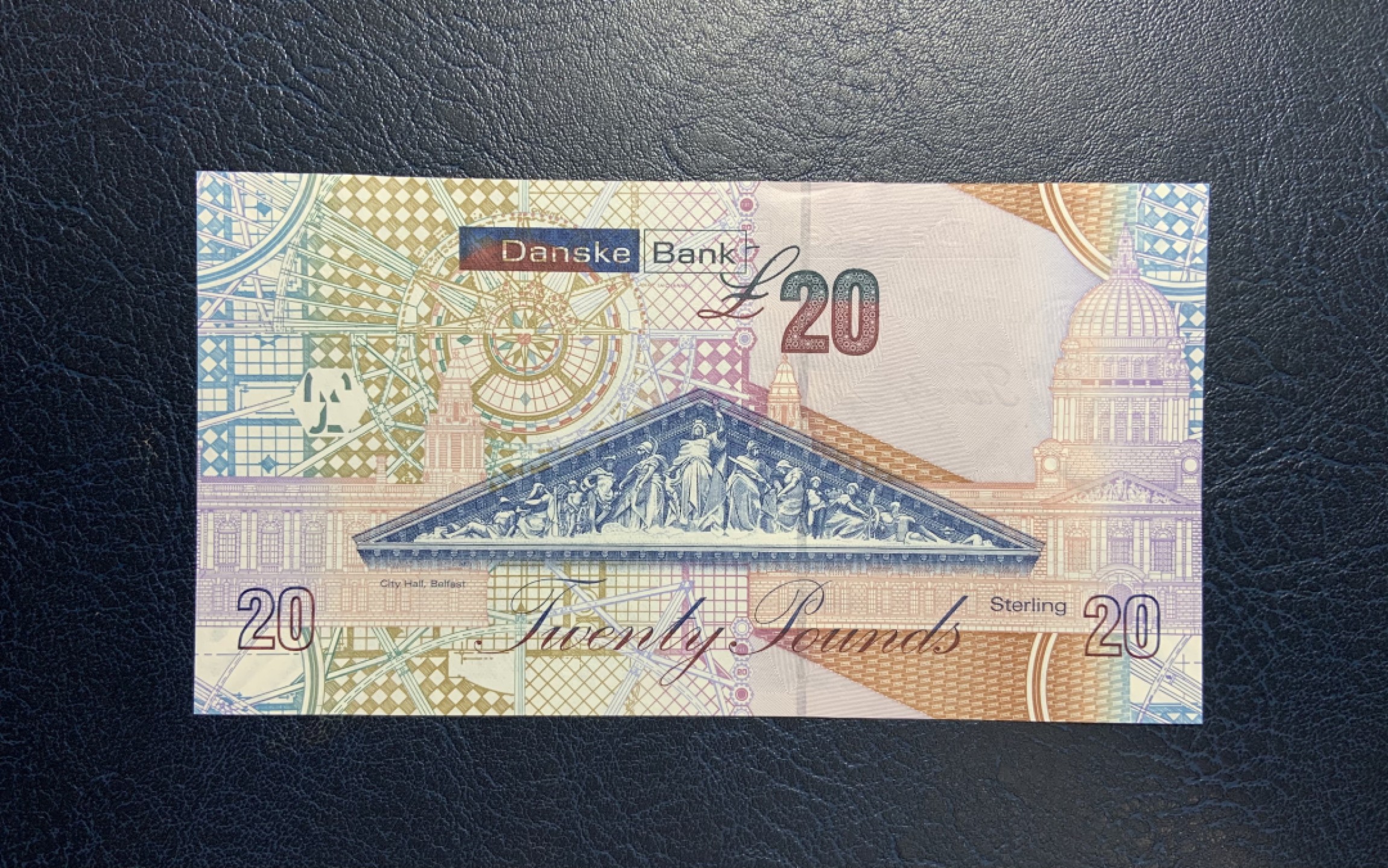 收藏联盟Quantum Auction 第258期拍卖  北爱尔兰丹斯克银行2016年20镑 品相全新UNC