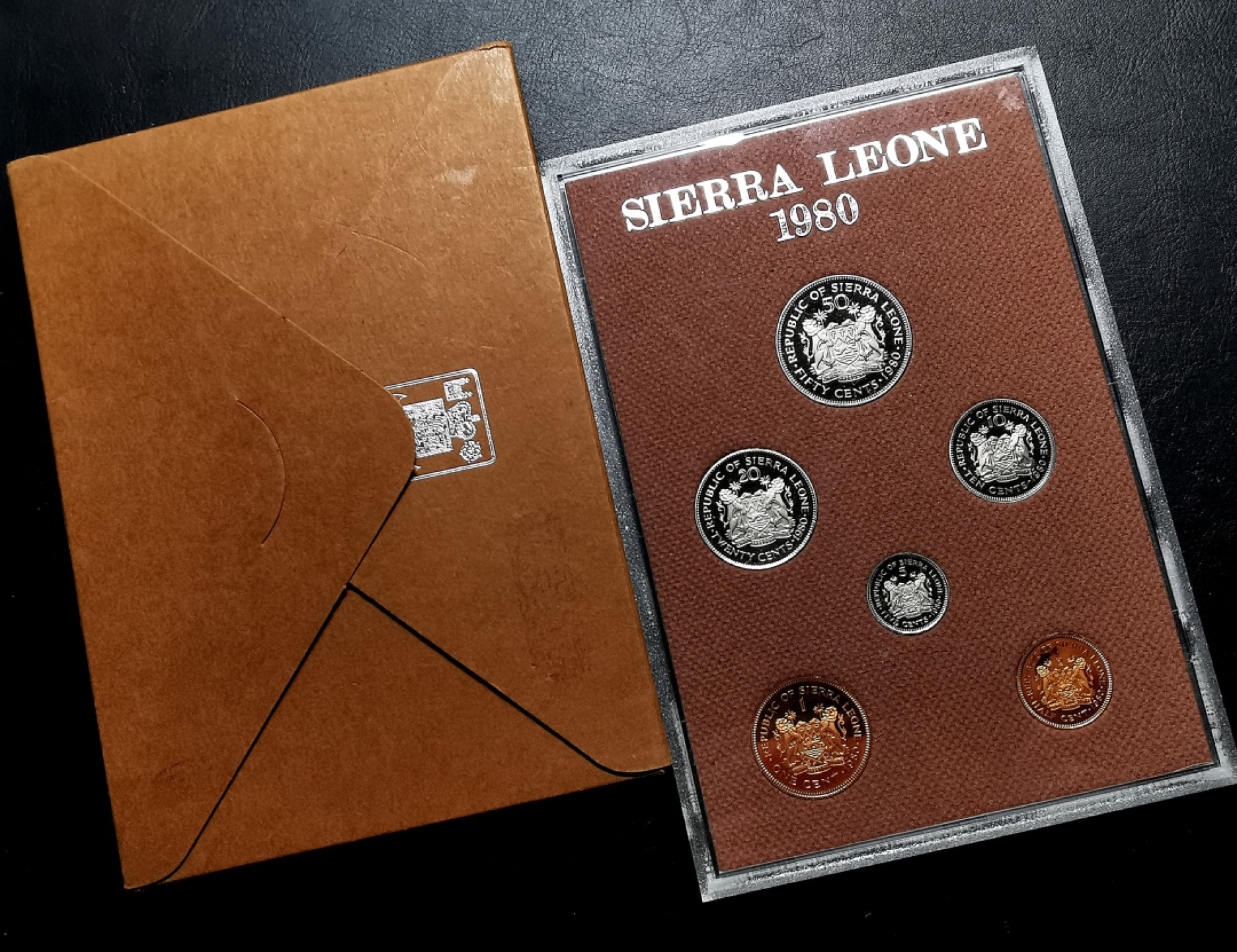 凡希社世界钱币微拍第二百三十八期 1980塞拉利昂精铸PS原装全品！