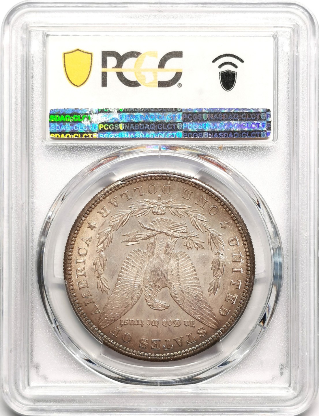 凡希社世界钱币微拍第二百三十八期 1881S美国摩根壹元PCGS-MS64淡色紫金包浆！