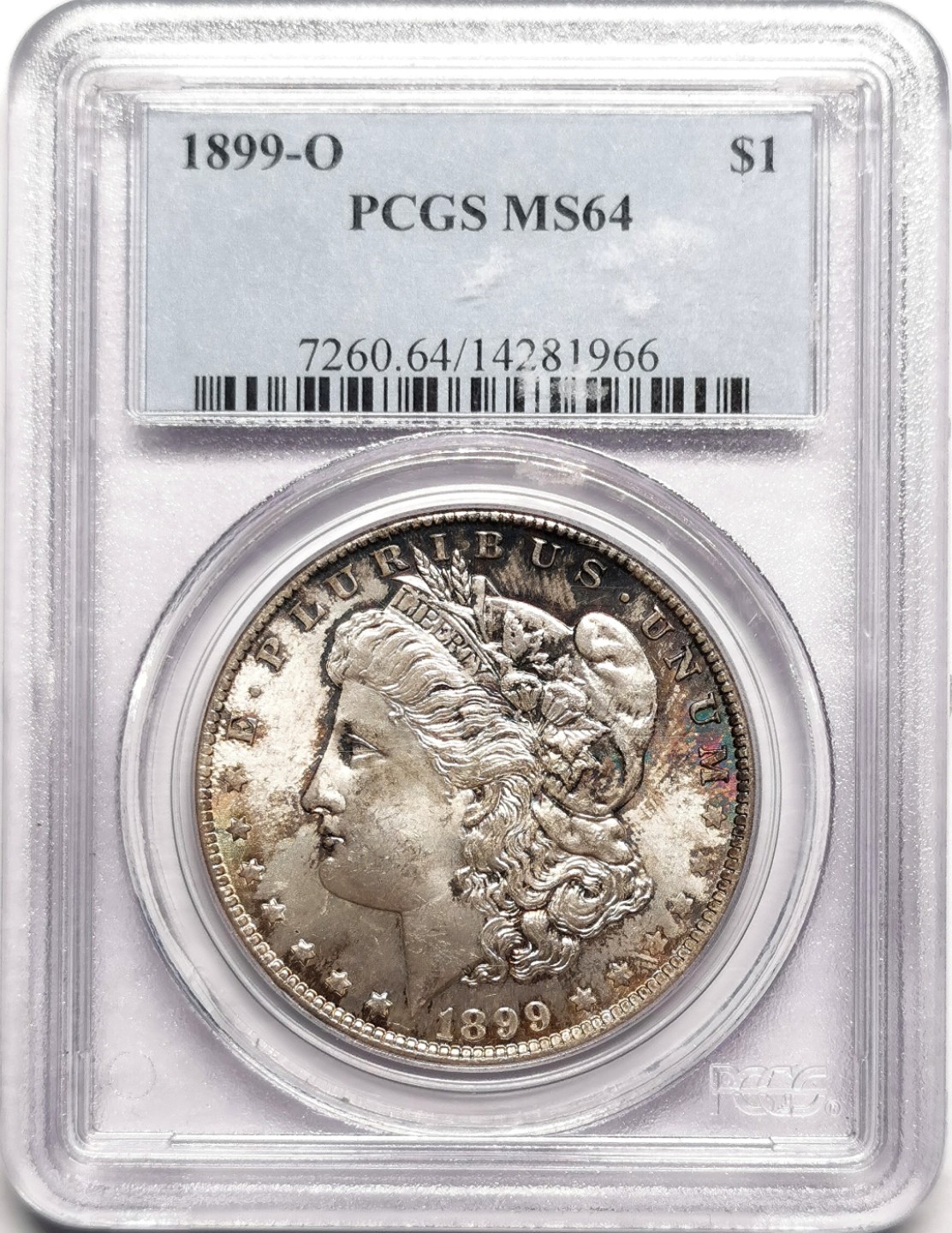 凡希社世界钱币微拍第二百三十八期 1899O美国摩根壹元PCGS-MS64
