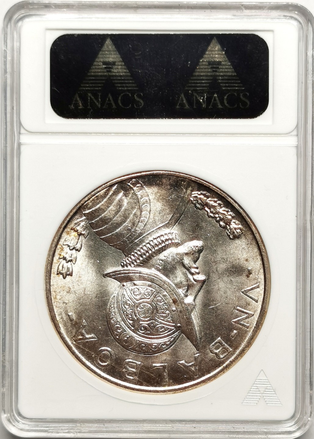 凡希社世界钱币微拍第二百三十八期 1934巴拿马1巴尔博亚大银ANACS-MS64经典小白盒！