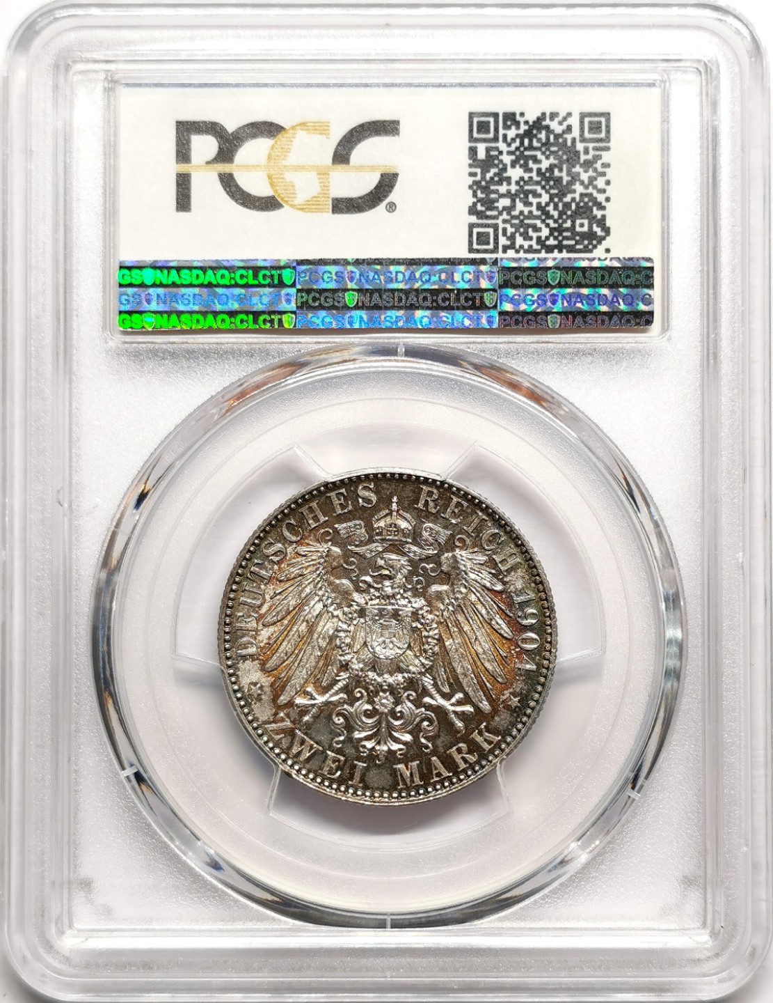 凡希社世界钱币微拍第二百三十八期 1904萨克森2马克PCGS-MS65