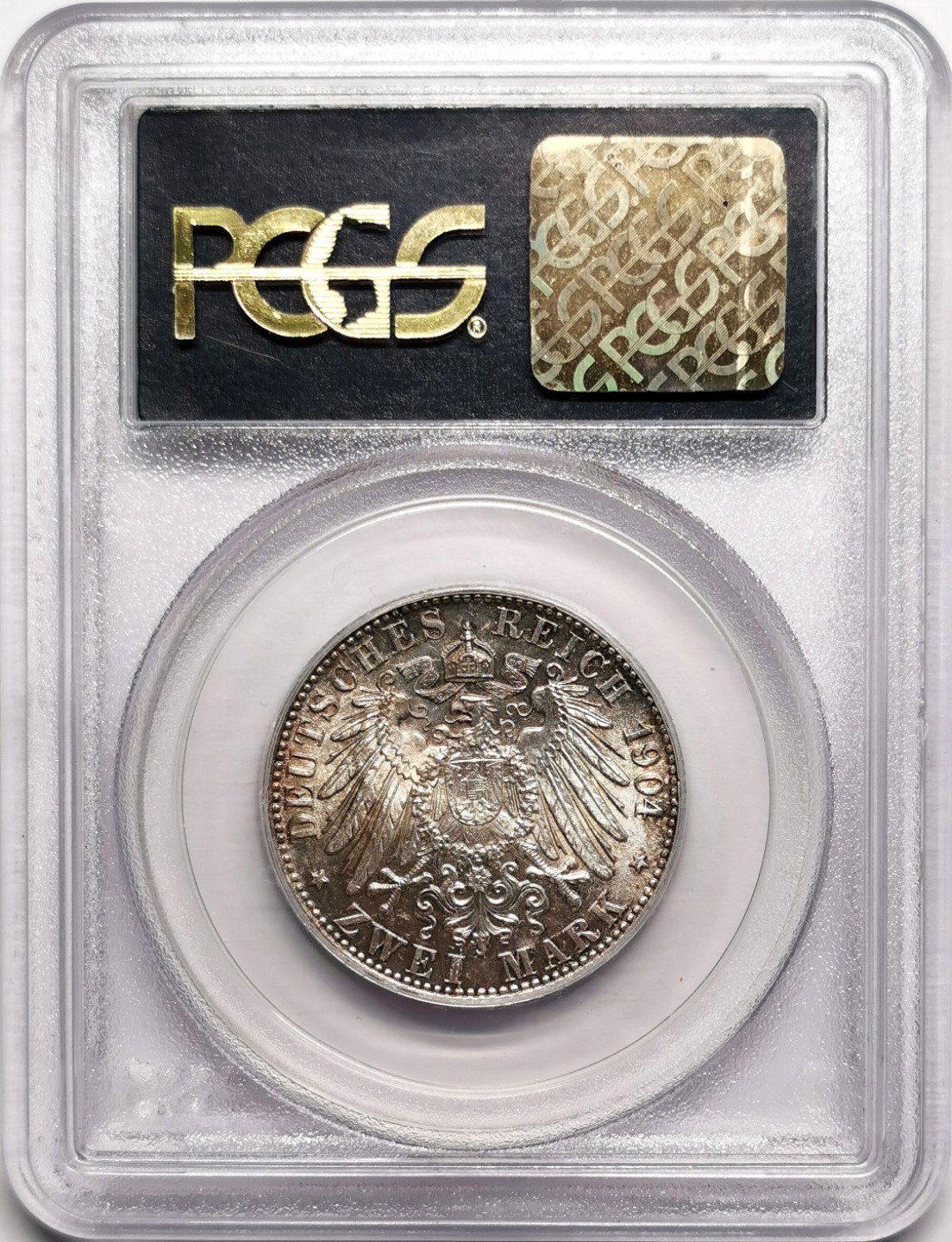 凡希社世界钱币微拍第二百三十八期 1904J不来梅2马克PCGS-MS66高分绿标老盒！