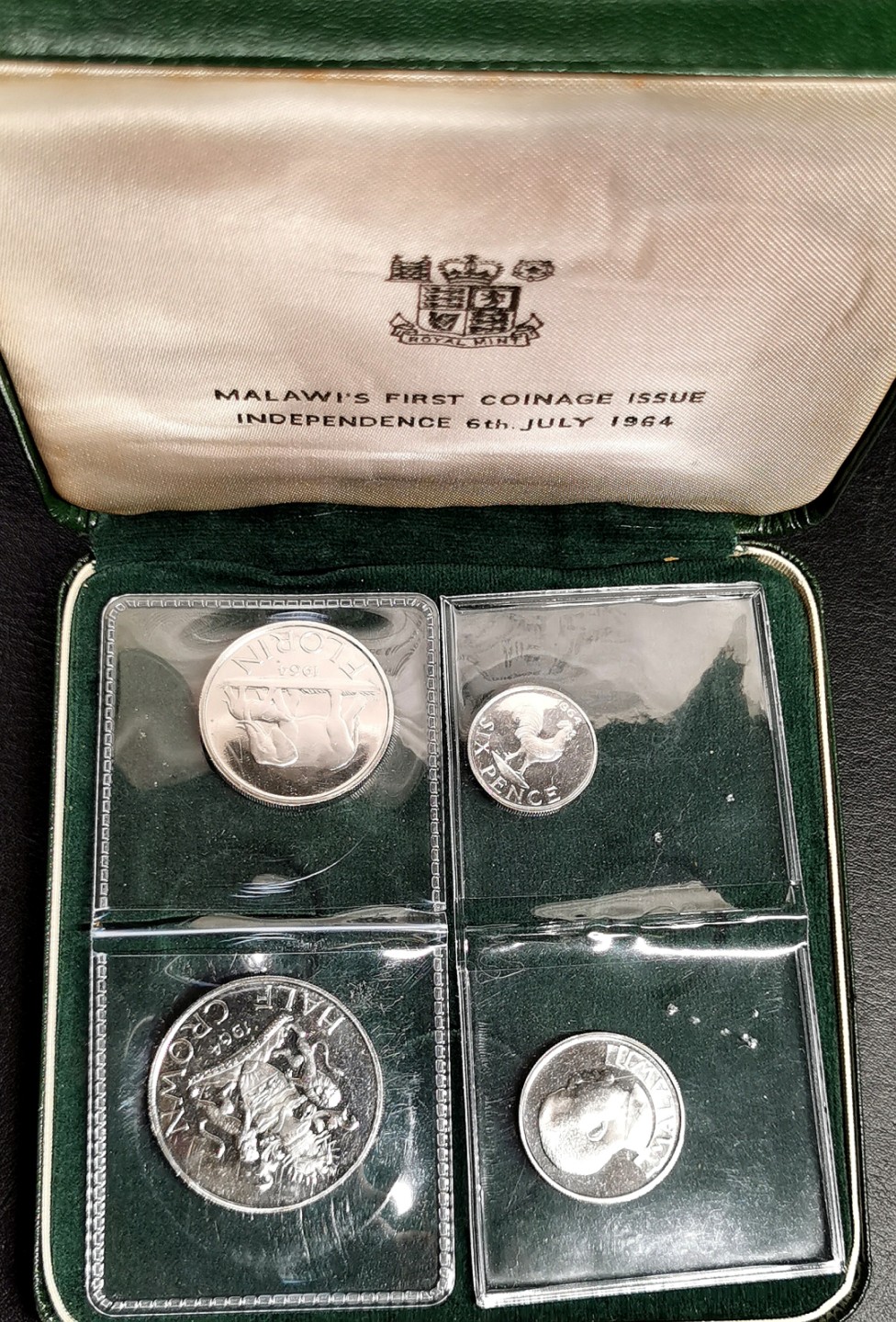 凡希社世界钱币微拍第二百三十八期 1961马拉维精铸PS原盒好品！