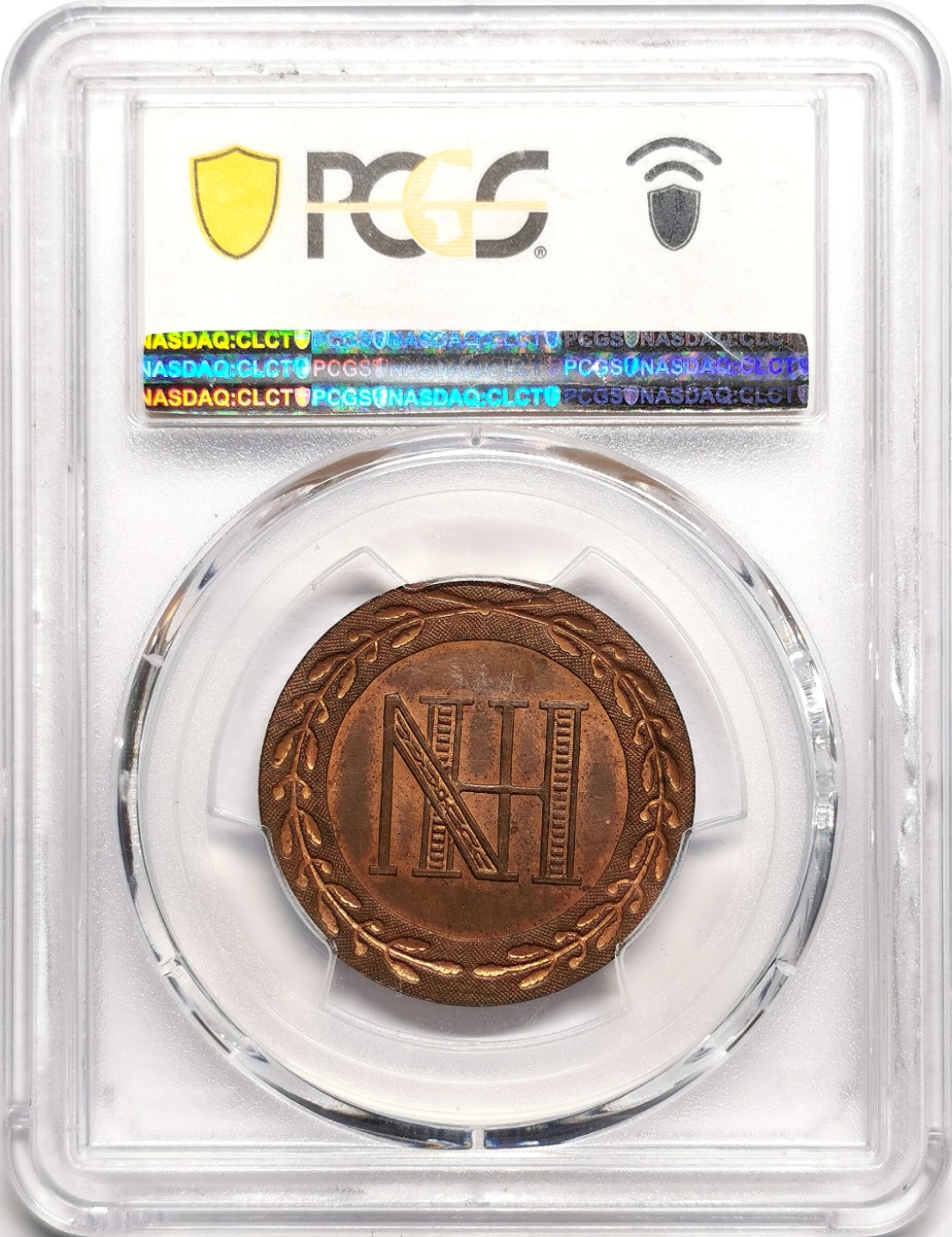 凡希社世界钱币微拍第二百三十八期 荐！1808J威斯特伐利亚王国热罗姆拿破仑5分PCGS-MS64稀有厂版！