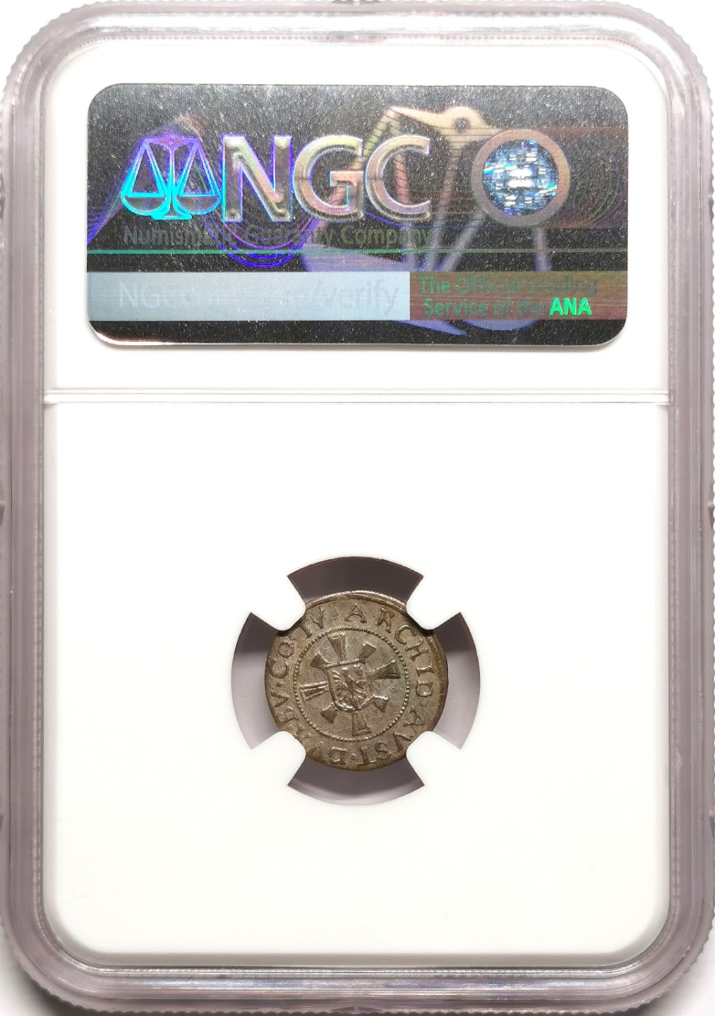 凡希社世界钱币微拍第二百三十八期 1657-1705神罗利奥波德1K银辅币NGC-AU50