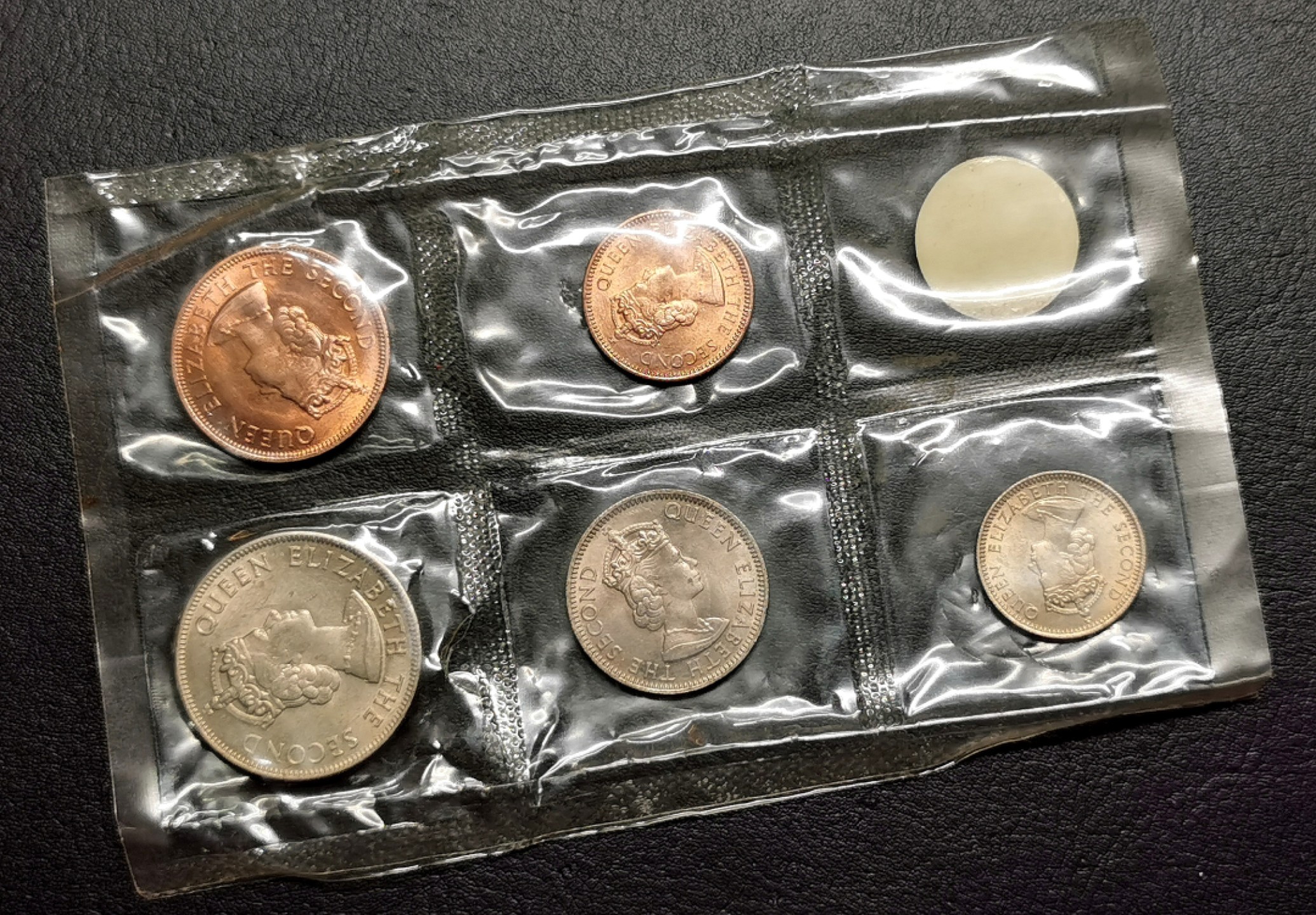 凡希社世界钱币微拍第二百三十八期 1955塞浦路斯流通版MINT SET塑封好品！