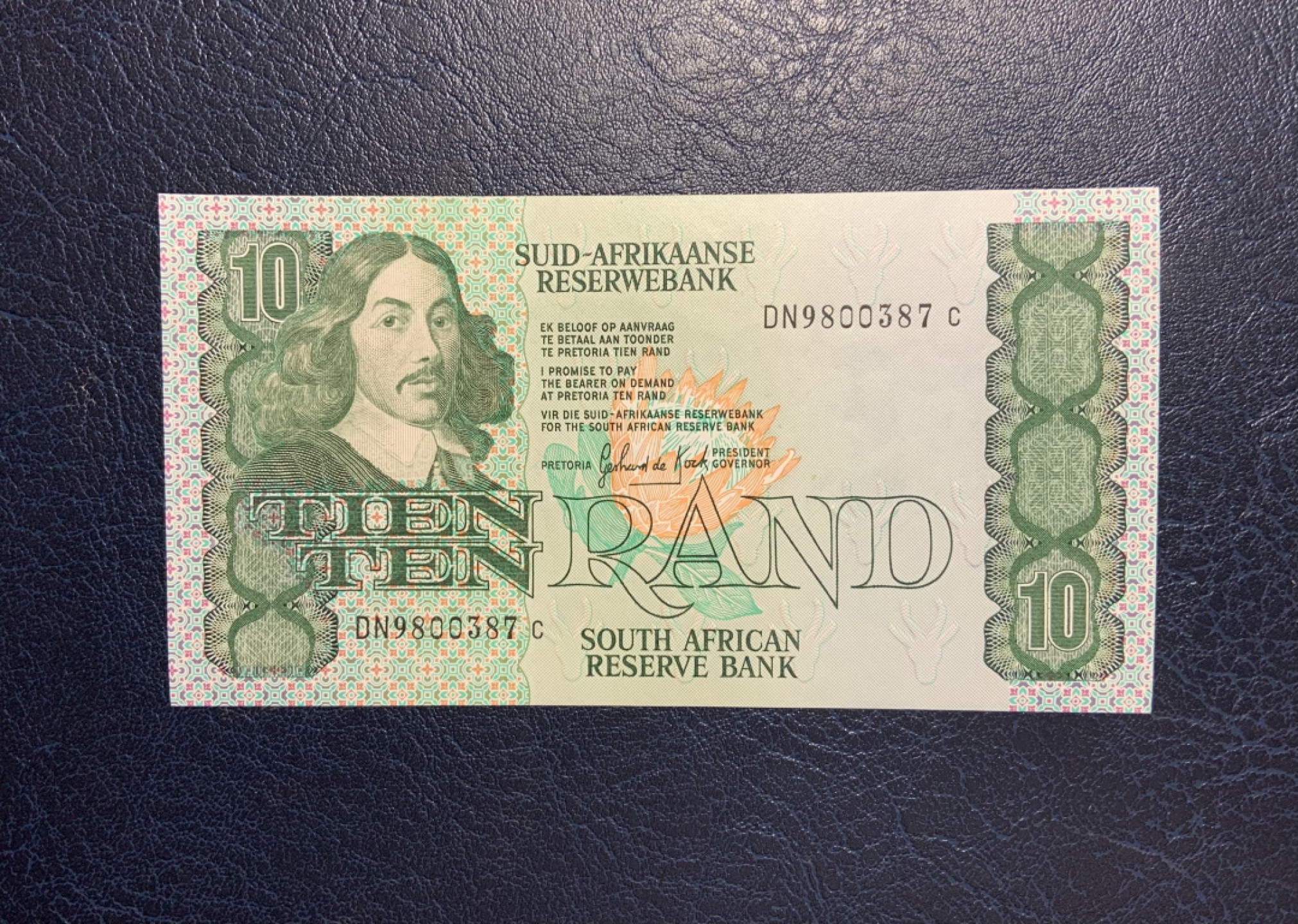 收藏联盟Quantum Auction 第258期拍卖  南非1978-93年10兰特 品相UNC 