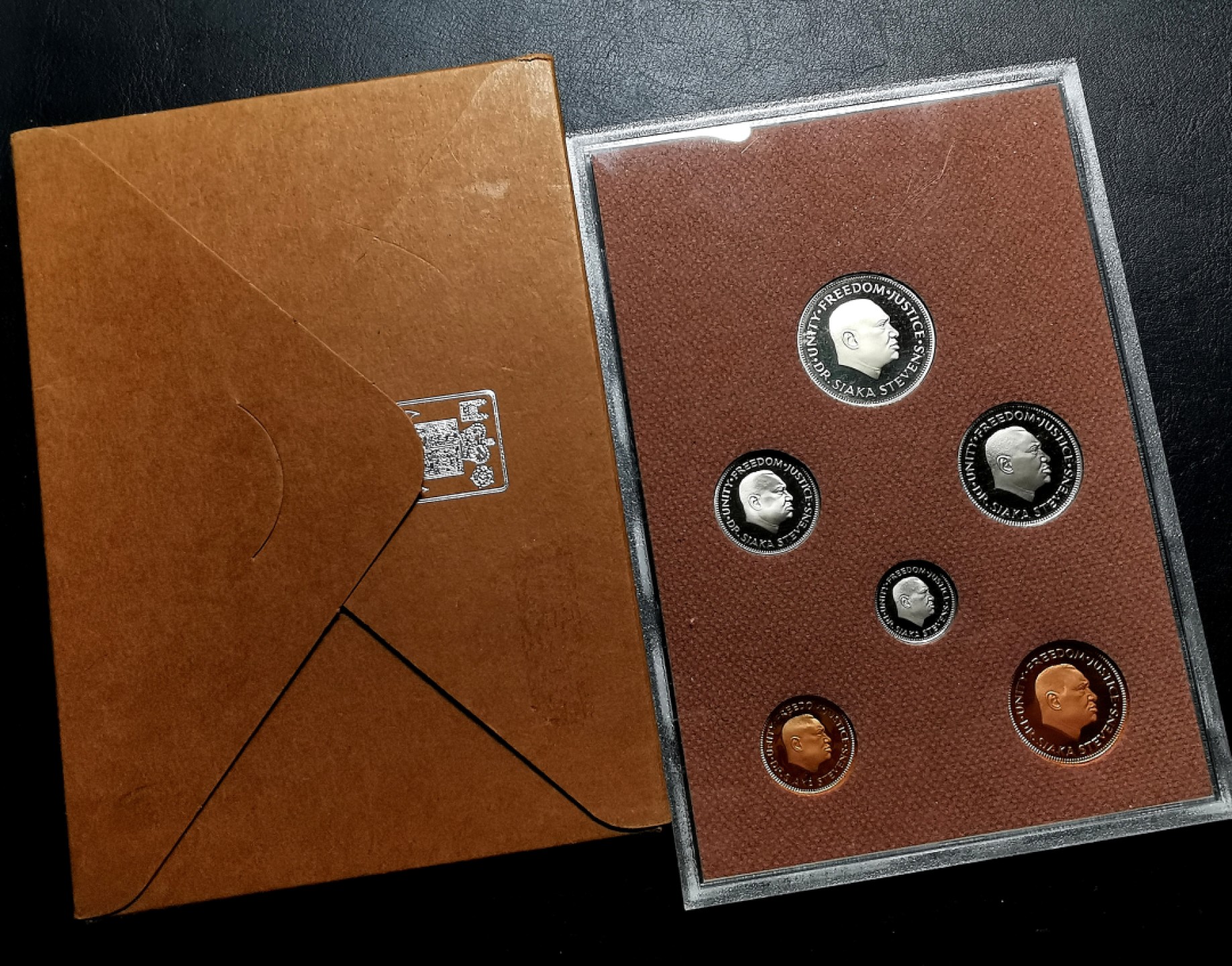 凡希社世界钱币微拍第二百三十八期 1980塞拉利昂精铸PS原装全品！