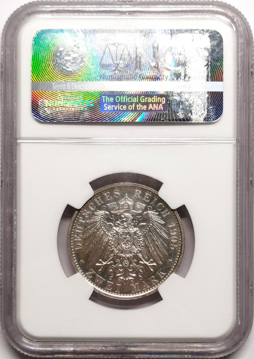 凡希社世界钱币微拍第二百三十八期 1905施瓦茨堡2马克NGC-MS63