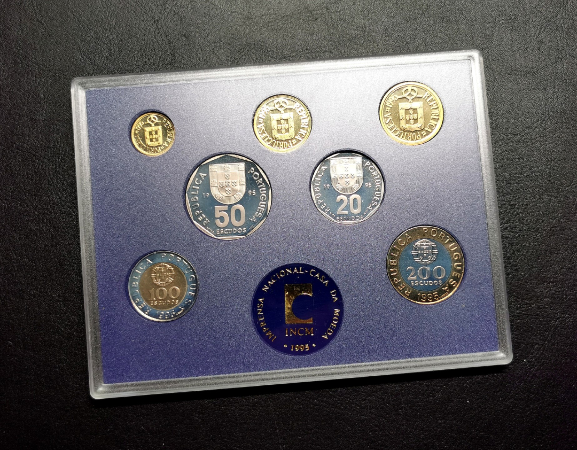 凡希社世界钱币微拍第二百三十八期 1995葡萄牙精铸PS带双色FAO与联合国纪念