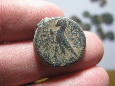 王之爱好～外国古币 - 古希腊安条克七世铜币