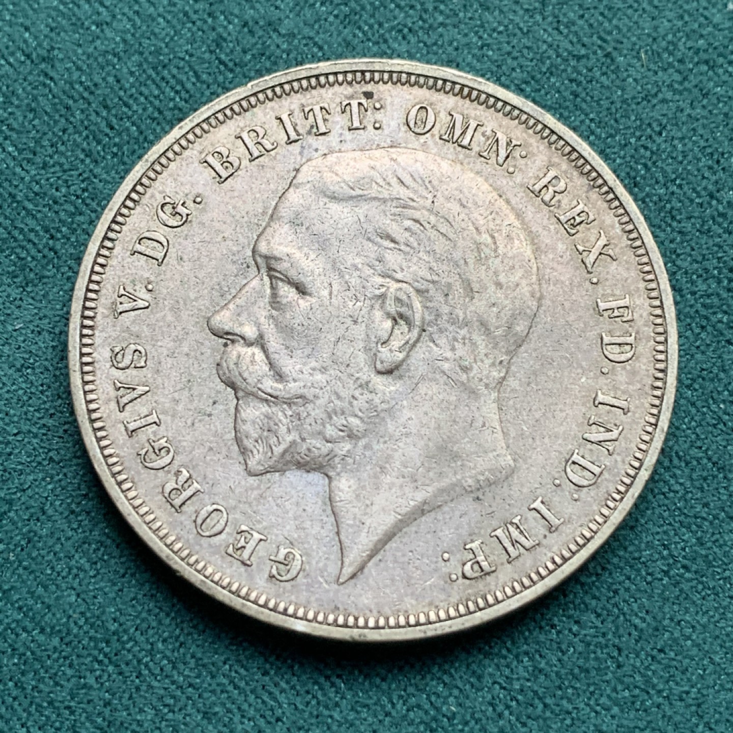 《竞宝斋》第164场-周日，周一，周四 3场 (全场包邮) 英国 1935年 乔治五世 木马剑 克朗 银币