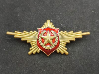 全场0元起拍 第56期 咸鱼国勋章拍卖专场 5月17日（周三）下午6：00开始 - 俄罗斯阅兵仪仗队证章 铜珐琅多层结构带标-