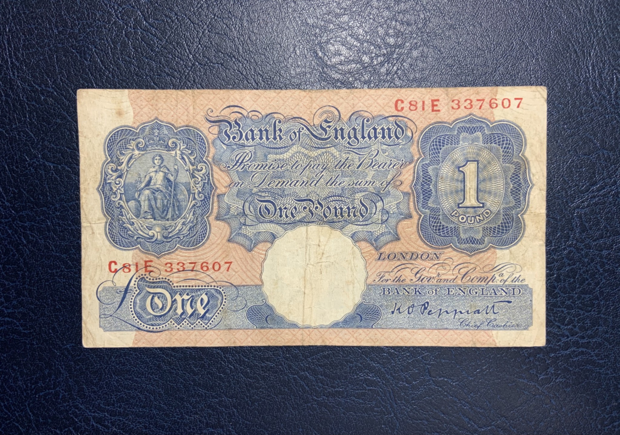 收藏联盟Quantum Auction 第259期拍卖 帝国余辉-印度新金山 英国1940-48年1镑 非全新 品相如图