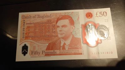 【世界钱币】精选微拍第62期暨2023年第九期 裸钞专场（有最新四月底币展卖剩品种） 2020年英国50镑 AA冠全新绝品无47