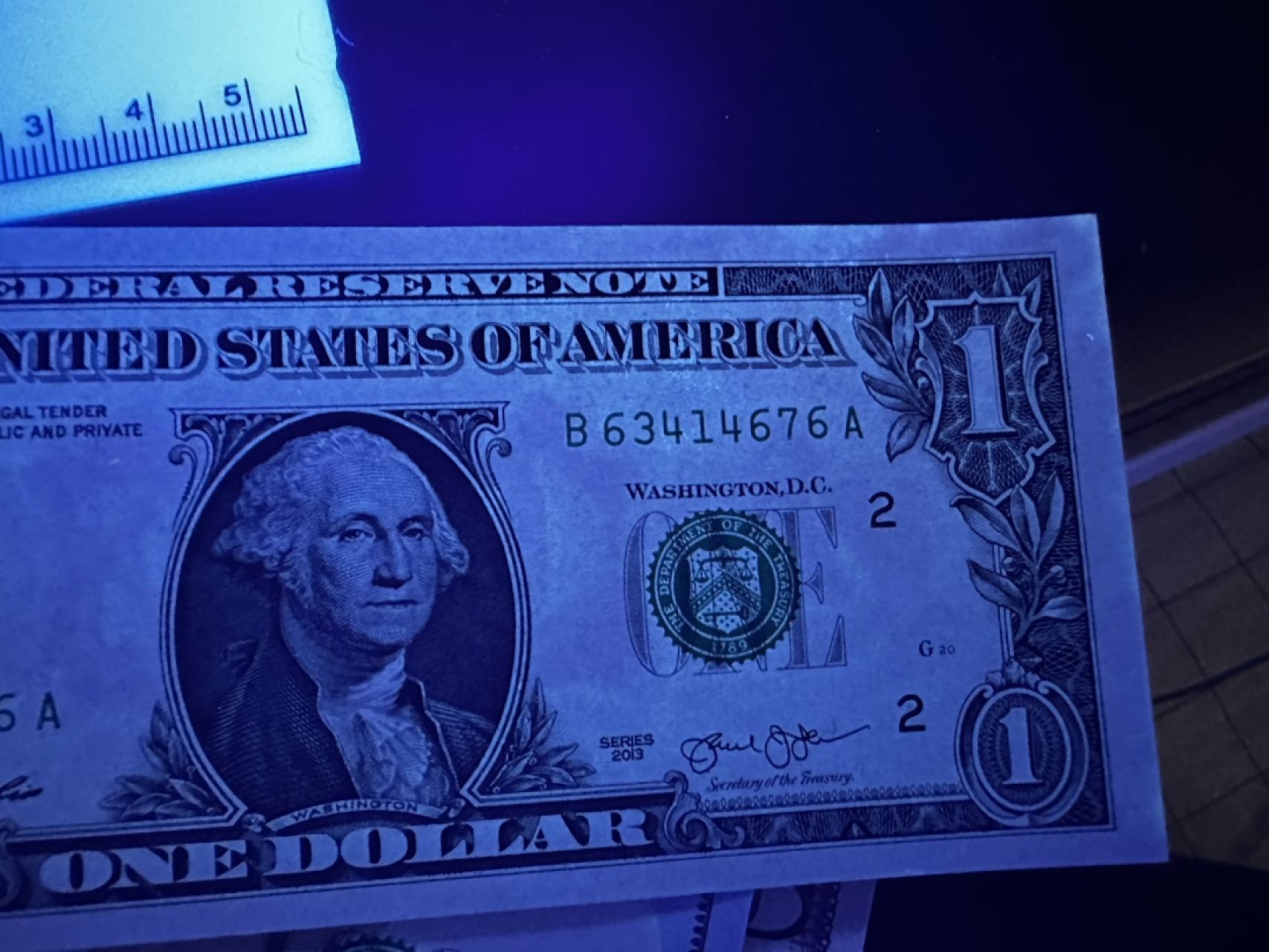 《外钞收藏家》第二百六十八期（连拍第二场） 2013年美元全套7张 全新 1美元轻微潮 其他没问题