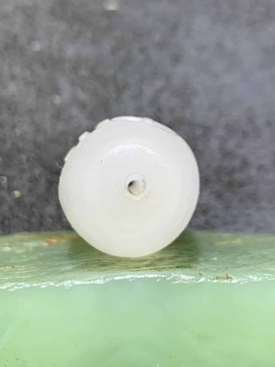 精美高玉化海洋玉髓手工雕刻禅字大桶珠一个！寓意：佛性禅心