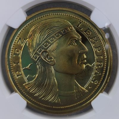 巴斯克收藏第123期 纪念银币、评级币 23/24号两场连拍 全场包邮 5月30日起发货 - NGC-PF68 洪都拉斯1995年10伦皮拉铜币 稀少