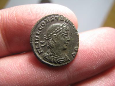 王之爱好~古罗马铜币 - 古罗马帝国君士坦提乌斯二世精品小铜币