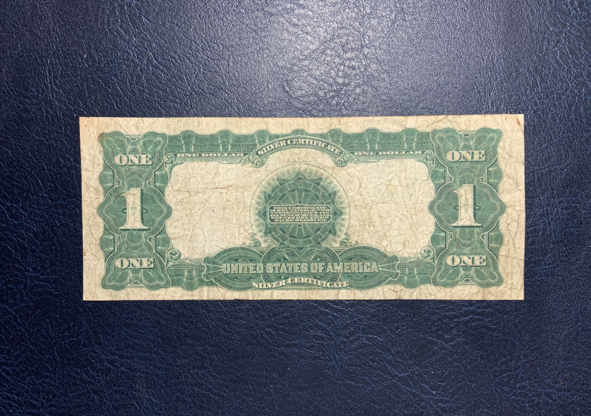 收藏联盟Quantum Auction 第259期拍卖 帝国余辉-印度新金山 美国1899年1美元银币券 品相如图 美国国鸟 白头海雕