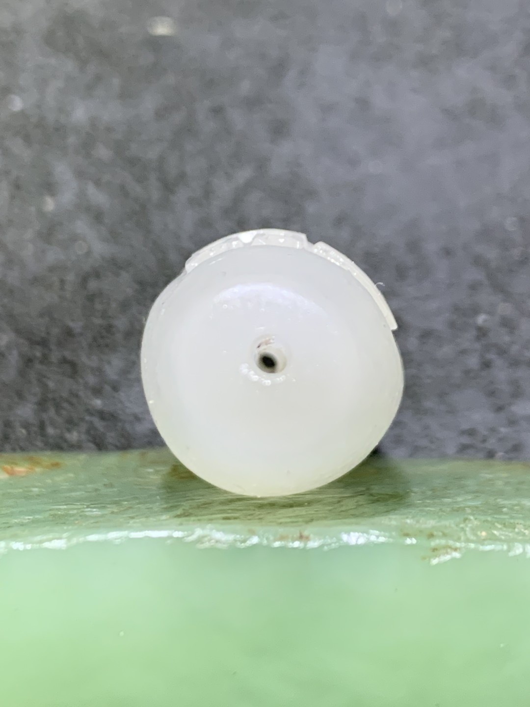 精美高玉化海洋玉髓手工雕刻禅字大桶珠一个！寓意：佛性禅心