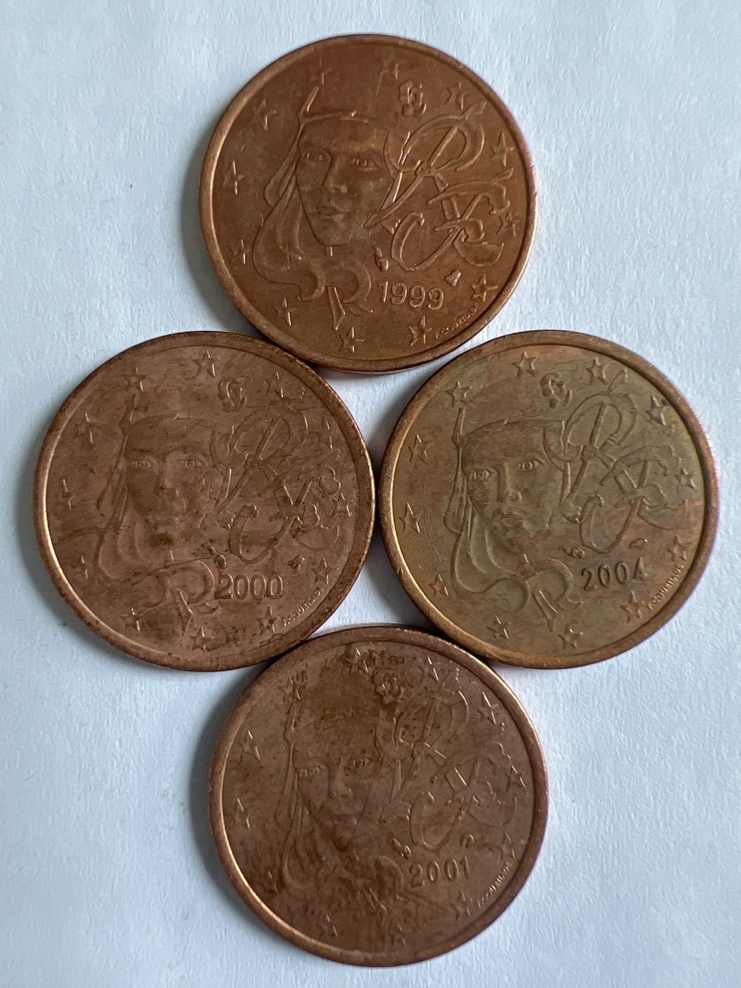 泡泡堂微拍第159幕硬币捡漏可累计专场👿👿，累计满二十元包邮，接受代拍业务 法国四枚