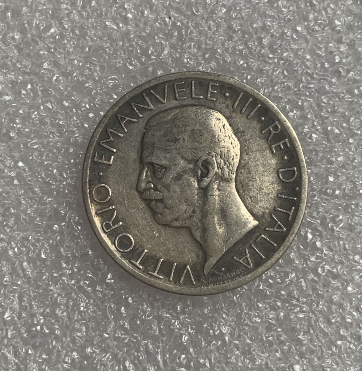 瓶子🏺第92期拍卖会  意大利1927年鹰束斧5里拉银币