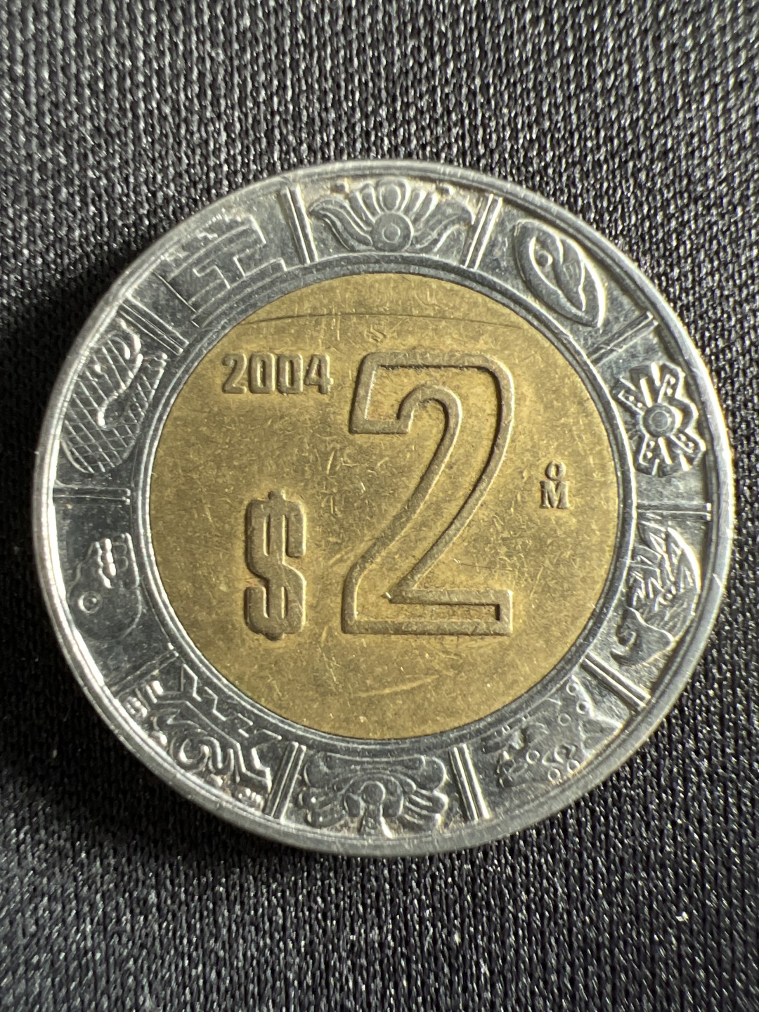 泡泡堂微拍第157幕硬币捡漏可累计专场👿👿，累计满二十元包邮，接受代拍业务 墨西哥2比索双色纪念币