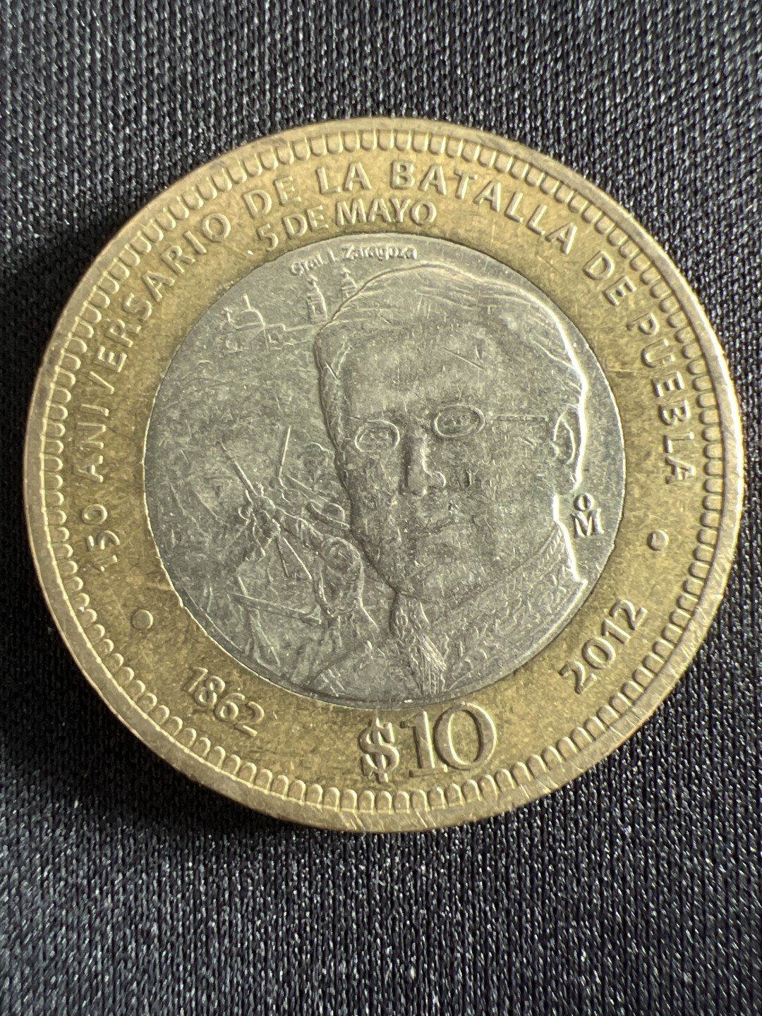 泡泡堂微拍第157幕硬币捡漏可累计专场👿👿，累计满二十元包邮，接受代拍业务 墨西哥10比索双色纪念币