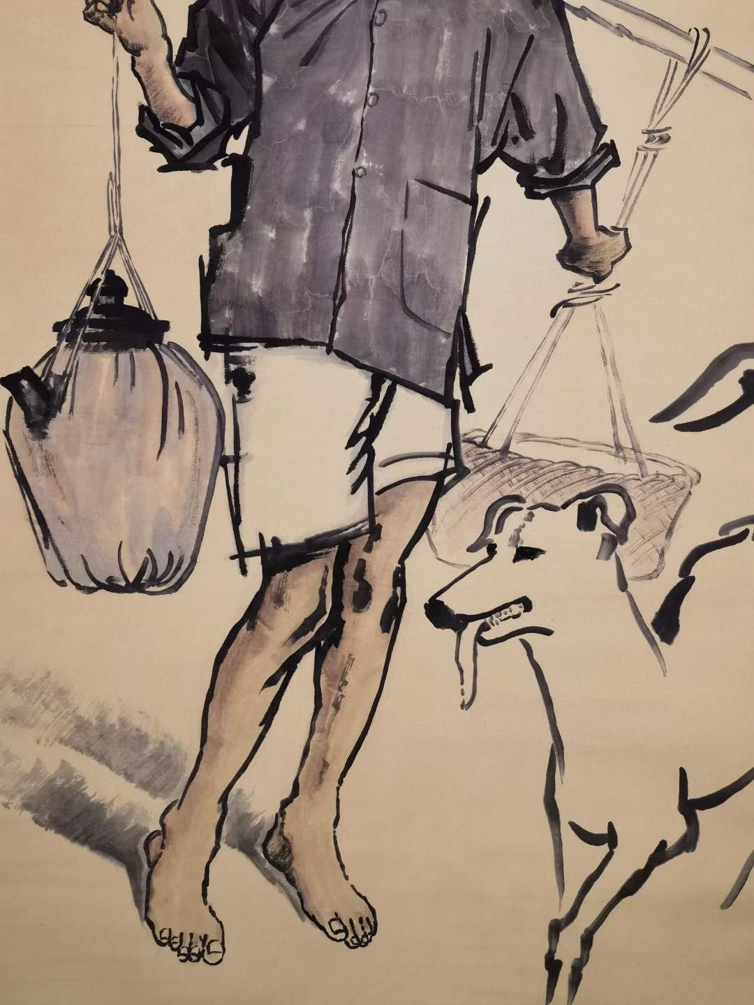 蒋兆和（1904—1986年4月15日），四川泸州人。中国画家、美术教育家。代表作有《流民图》《曹操》《李清照》《杜甫行吟图》等。
