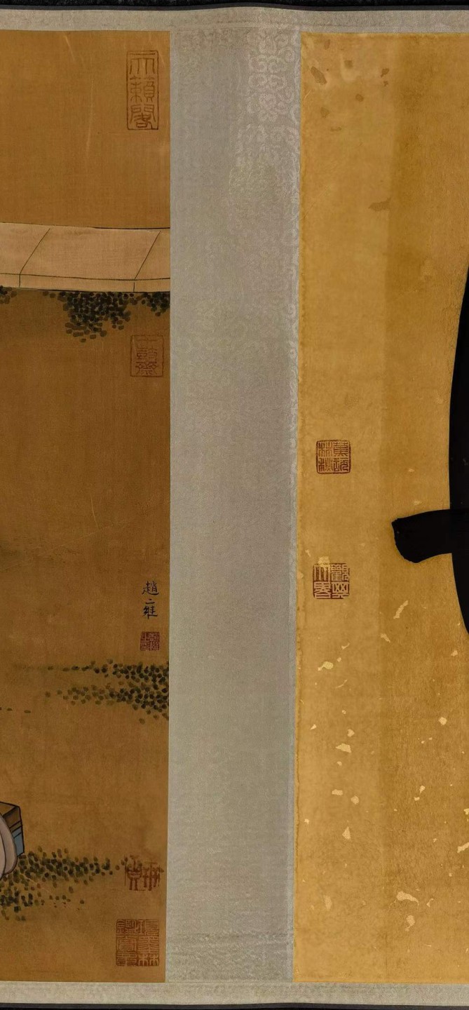 清宫裱藏元代俞和书法帖《乐毅论》卷。 俞和（1307-1382）。字子中，号紫芝，行、草书秀雅挺劲，酷肖赵孟頫。楷书高古风雅。