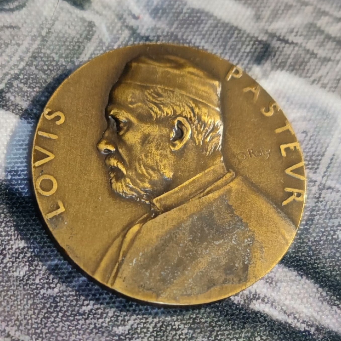 五月清仓会 周五九点结拍 罗蒂版巴斯德纪念铜章