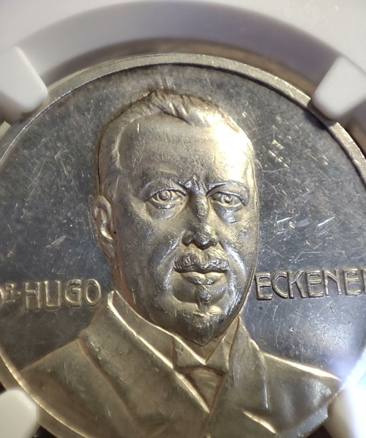 五月清仓会 周五九点结拍 NGC齐柏林飞艇1924银章