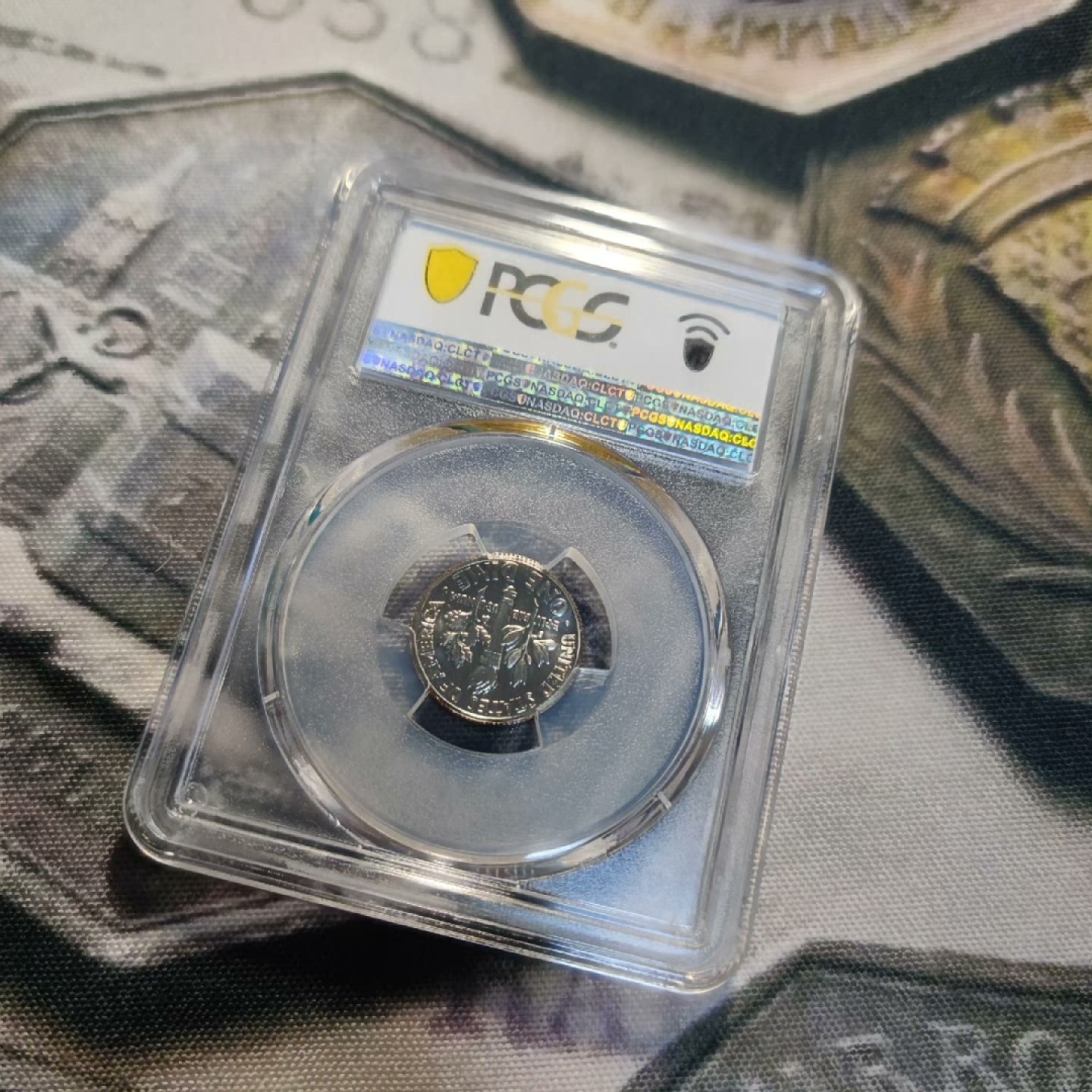 五月清仓会 周五九点结拍 PCGS1968精制罗斯福非银69分