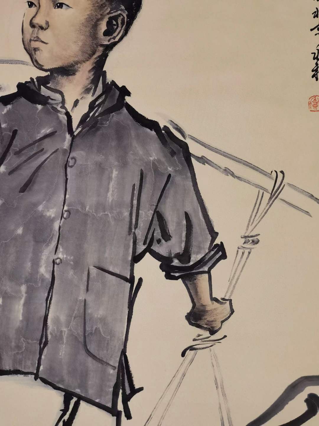 蒋兆和（1904—1986年4月15日），四川泸州人。中国画家、美术教育家。代表作有《流民图》《曹操》《李清照》《杜甫行吟图》等。