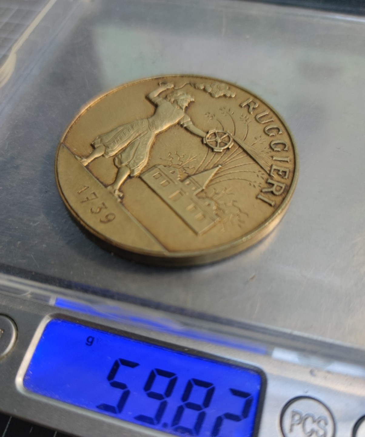 五月清仓会 周五九点结拍 法国1961镀金银章