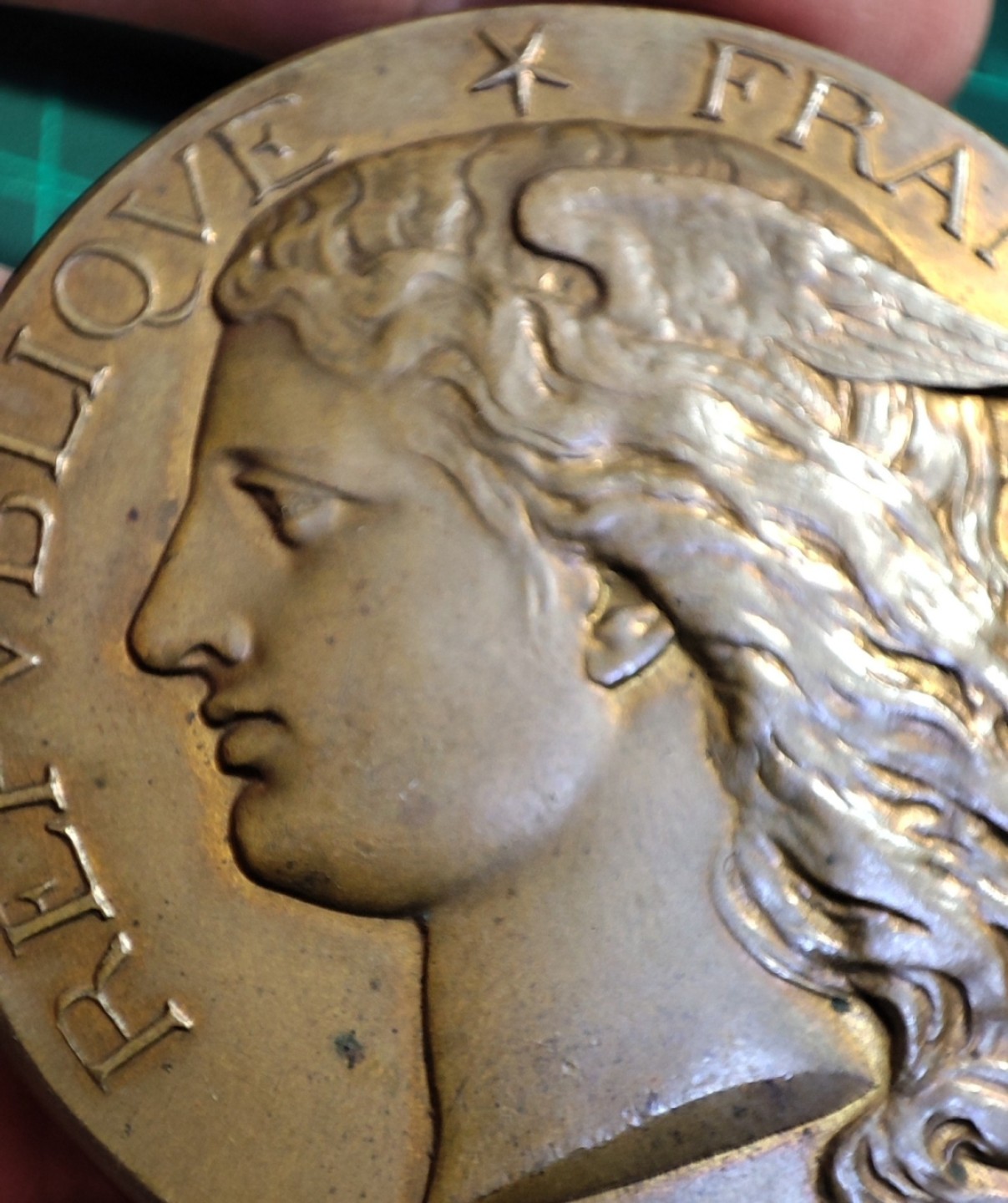 五月清仓会 周五九点结拍 1886法国墨丘利铜章