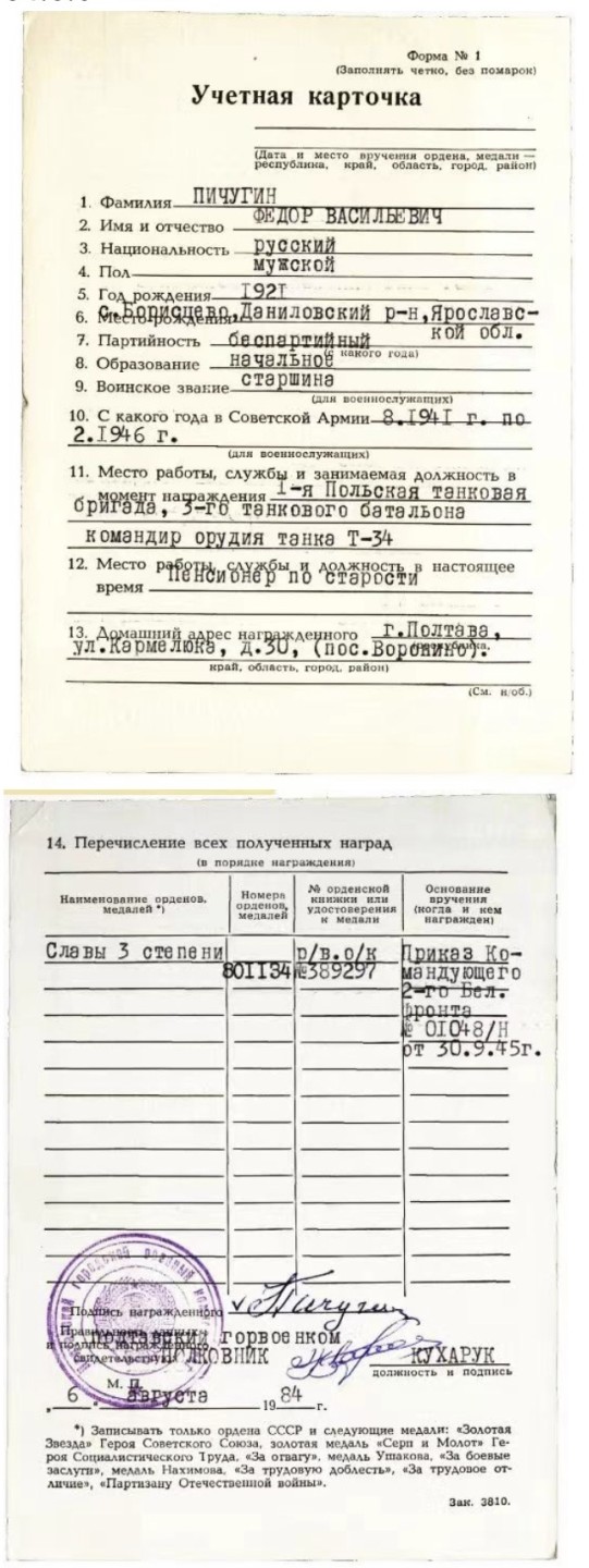 大猫徽章拍卖第224期 三级军事光荣 档案齐全